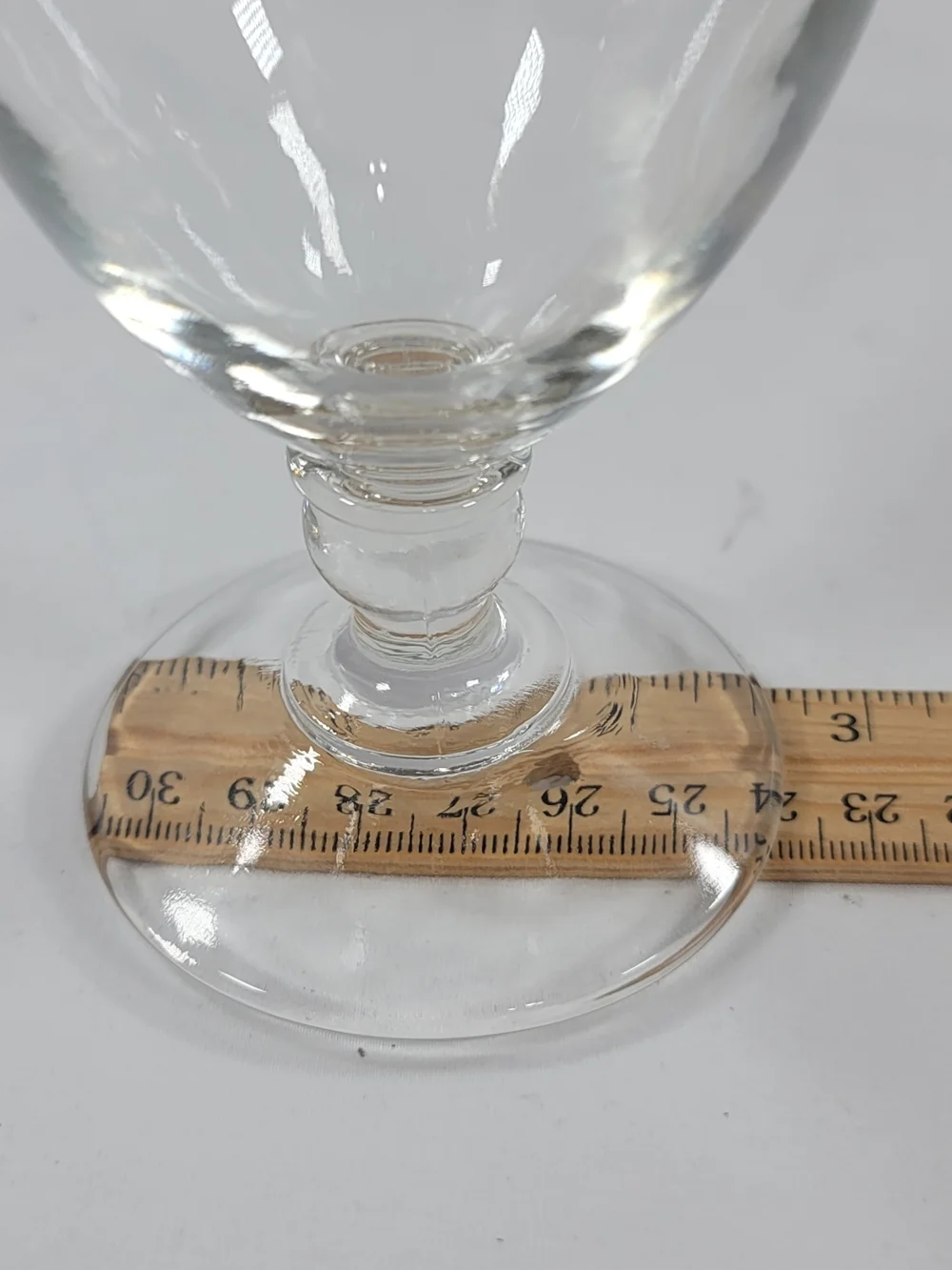 Vintage Footed Clear Glass Apothecary Jar 8